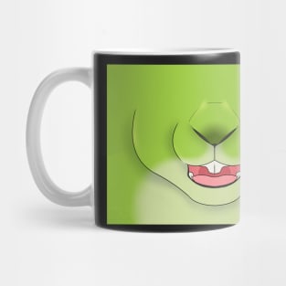 Sugar Green Bunny Face Mug